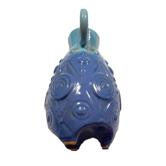 Anthropologie Glazed Texured Ombre Ceramic Vase / Pitcher / Jug - Picture 5 of 6